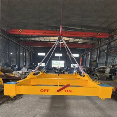 Semi-automatische containerliftstrooier